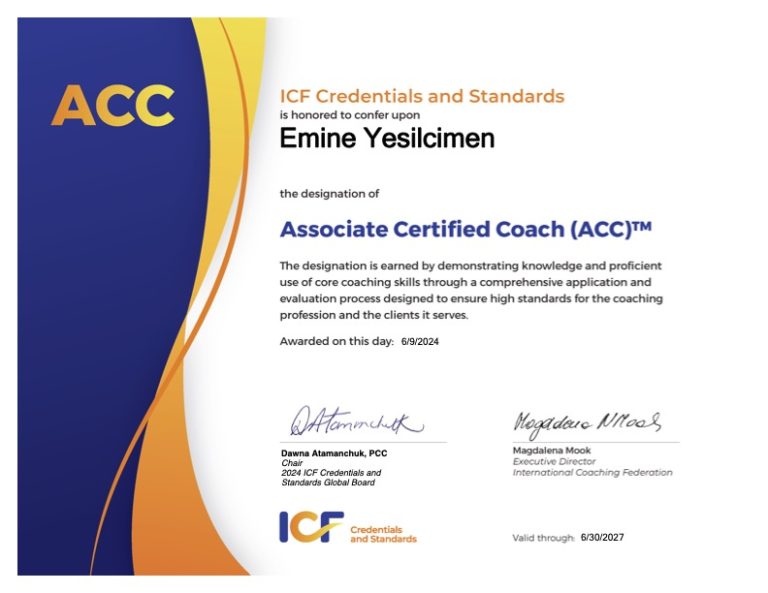 ICF Associate Certified Coach